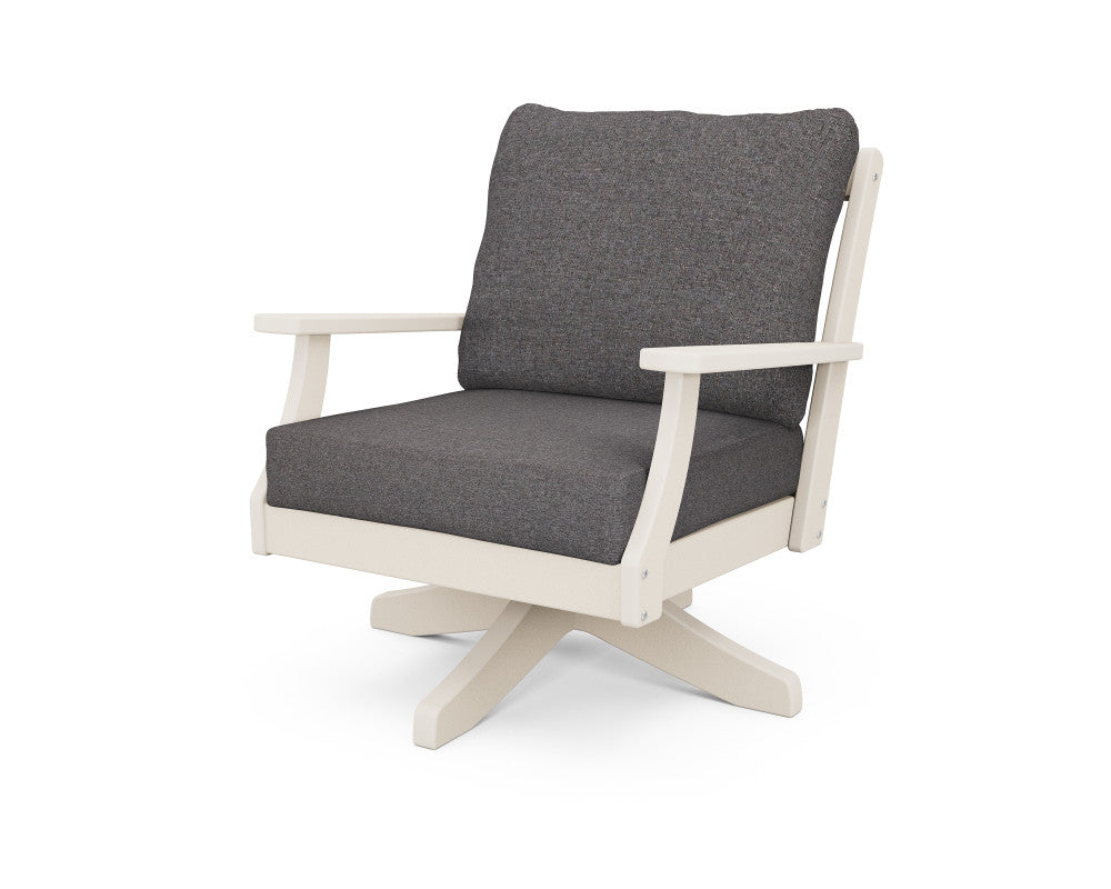 Polywood Braxton Deep Seating Swivel Chair