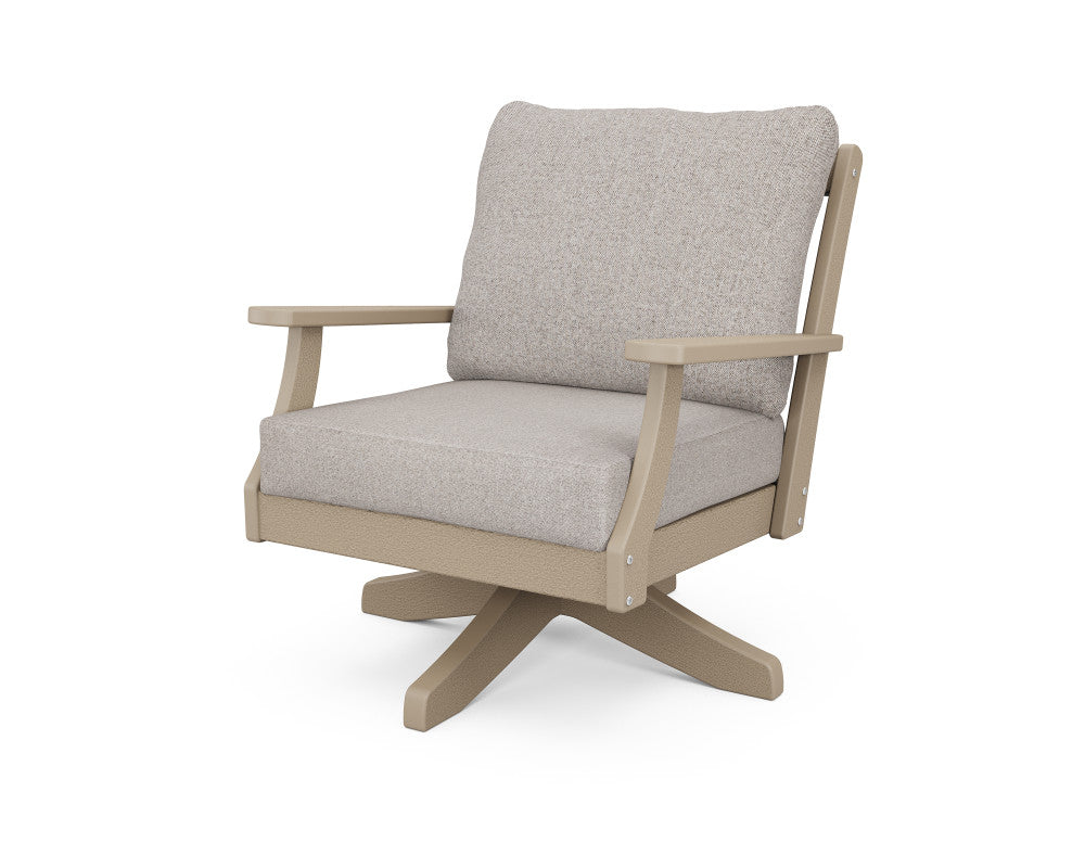Polywood Braxton Deep Seating Swivel Chair