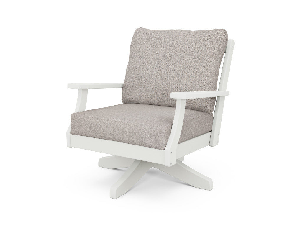 Polywood Braxton Deep Seating Swivel Chair