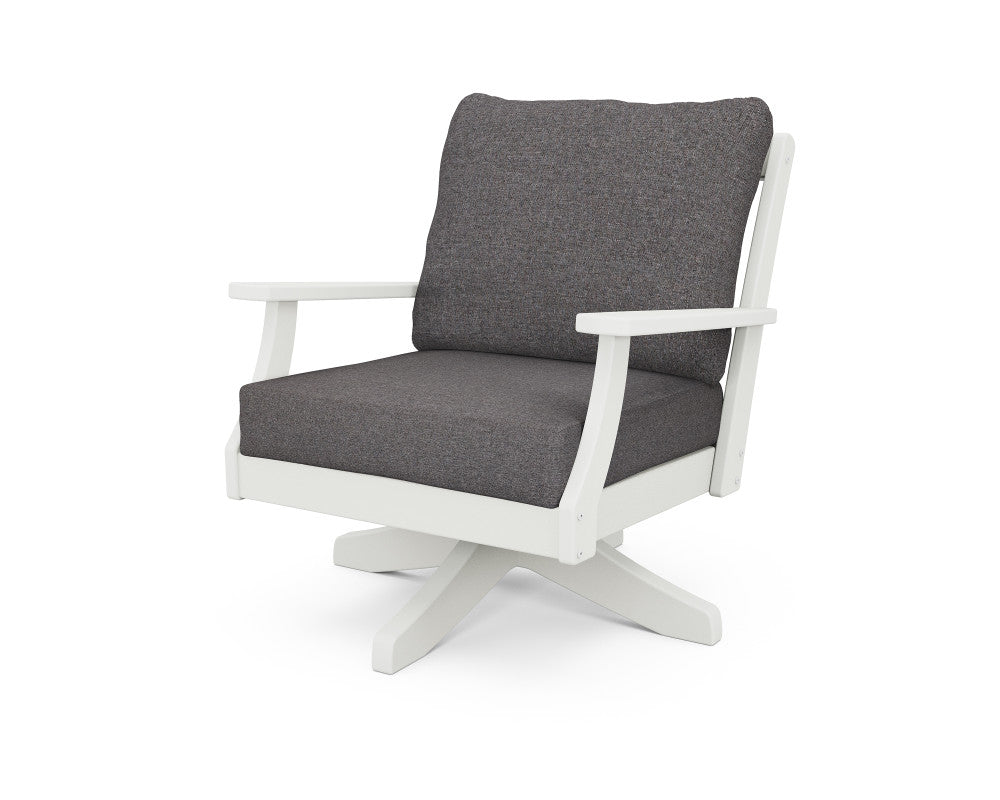 Polywood Braxton Deep Seating Swivel Chair