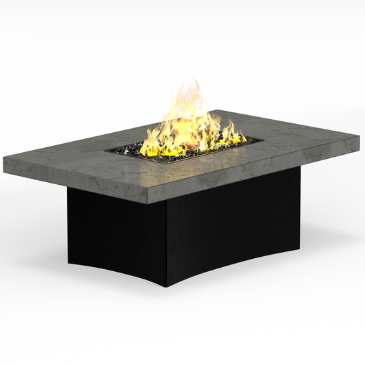 Oriflamme Stone Series Rectangle Gas Fire Table