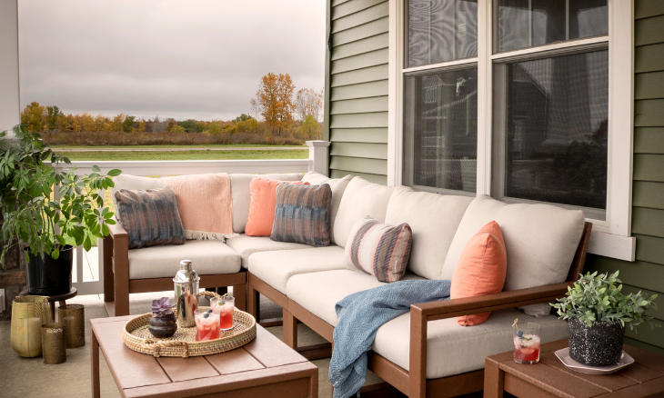 Polywood Edge 5 piece modular sectional