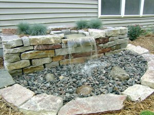 DIY Pondless Water Feature