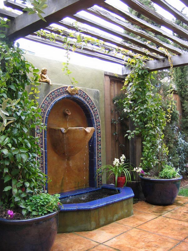 Backyard Water Fountain Designs