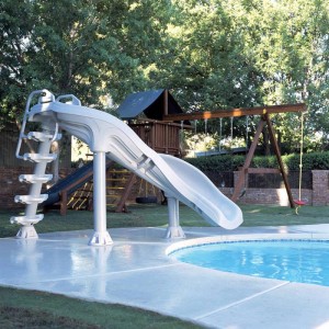 build your own pool slide save thousands