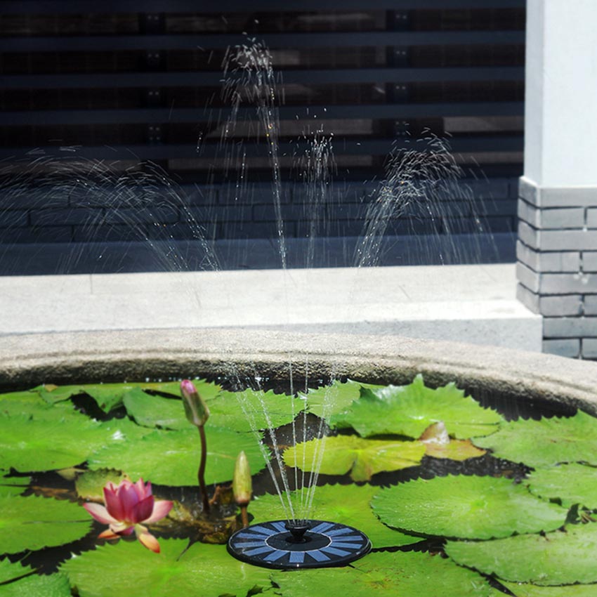 Solar Water Pump Garden Fountain Pond Feature