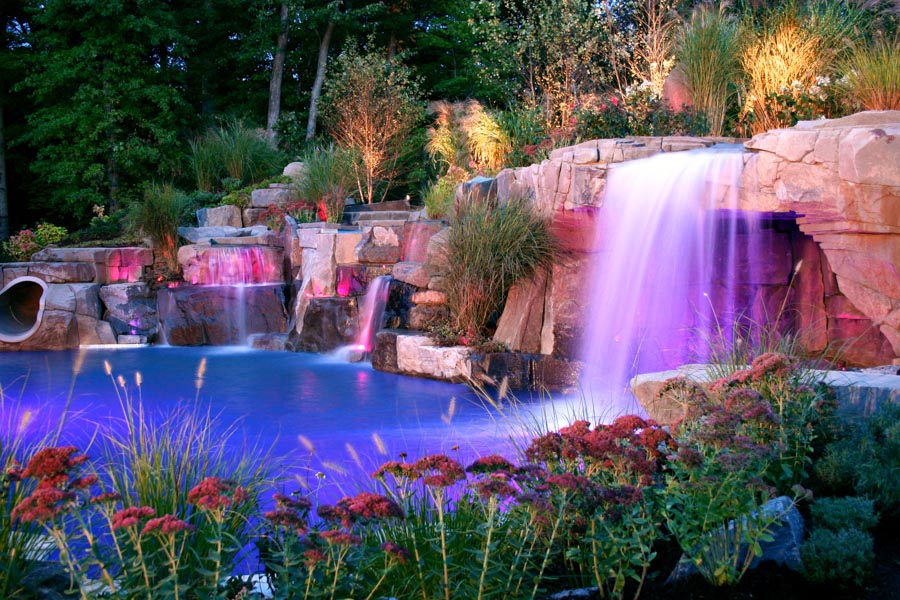 Pictures of Pools with Waterfalls
