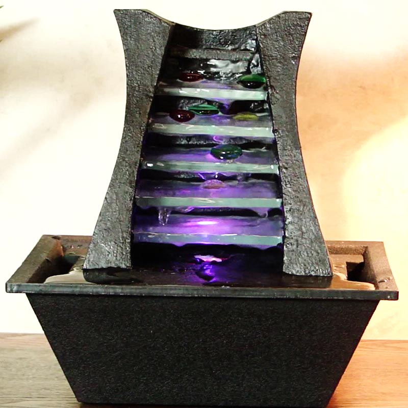 Tabletop Water Fountains with Lights